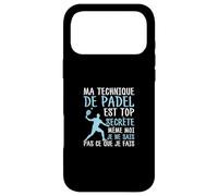 Padel Je Ne Sais Pas Ce Que Je Fais Padeliste Coque pour iPhone 17 Pro Max