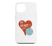 Padel Mon cœur est avec Padel Coque pour iPhone 13
