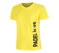 Padel-point Padel Is Us T-shirt Femmes-jaune,noir XL