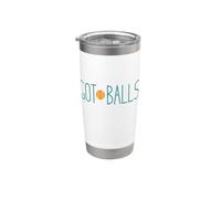 Padel Pun Got Balles pour joueur de padel Gobelet isotherme en acier inoxydable double paroi