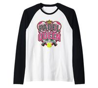 Padel Queen Court Royalty Crown Raquette de Balle Manche Raglan