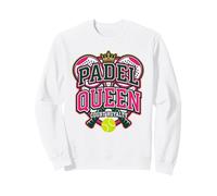 Padel Queen Court Royalty Crown Raquette de Balle Sweatshirt