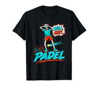 Padel Squelette surpris par la Balle T-Shirt Graphique avec Valeur