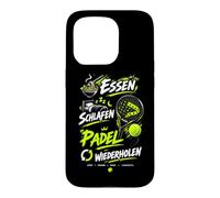 Padel Tennis : Manger, Dormir, Recommencer - Anime Padel Coque pour iPhone 15 Pro