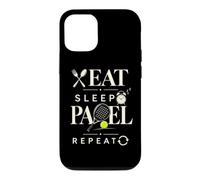 Padel Tennis : Manger, Dormir, Recommencer - Joueur De Coque pour iPhone 12/12 Pro