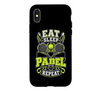Padel Tennis : Manger, Dormir, Recommencer - Joueur De Coque pour iPhone X/XS