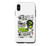 Padel Tennis : Manger, Dormir, Recommencer - Joueur De Padel Coque pour iPhone XS Max