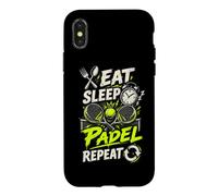 Padel Tennis : Manger, Dormir, Rejouer - Joueur De Padel Coque pour iPhone X/XS