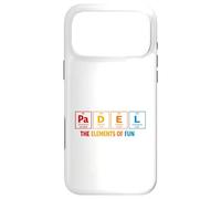 Padel The Elements of Fun Padel Tableau périodique du Paddle-Tennis Coque pour iPhone 17 Pro Max