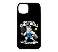 Padel Unicorn - on Est Là Juste pour Smasher des Balles Et Coque pour iPhone 15 Plus