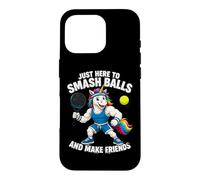 Padel Unicorn - on Est Là Juste pour Smasher des Balles Et Coque pour iPhone 16 Pro