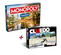 Paderborn Monopoly Cluedo Jeux Bundle Édition À Partir De 8 Ans Winning Moves