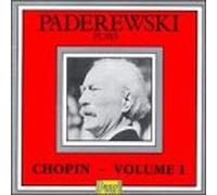 Paderewski, Ignace Jan - Plays Chopin-Volume. 1