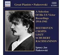 Ignacy Jan Paderewski – Sélection d'enregistrements US Victor 1914-1941 – NAXOS