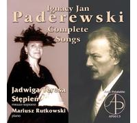 Paderewski Ignacy Jan-Piesni