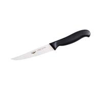 Paderno 18022-12 Couteau à Steak, Manche Noir, Acier à durcissement à Froid 12 cm