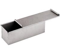 Paderno 41750-20 Bassine carrée avec Couvercle, Aluminium Dimensioni 20x10 cm Argent