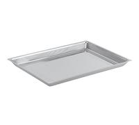 PADERNO 42532-29 Plateau de Service Rectangulaire, Idéal avec pour Buffet, Plaque en Acier Inoxydable, Dimensions 2x29x21cm