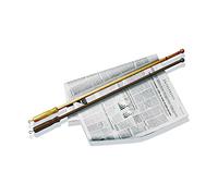 PADERNO 48287-19 Canne à journaux en bois Naturel, Porte Revues pour faciliter la lecture, Idéal pour Bar et Restaurant, Noyer, 75 cm