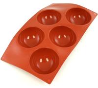PADERNO Flexipad Moule à Gâteaux, idéal pour la préparation de Desserts et Pâtisserie en Silicone AIimentaire, Anti-adhésif, 8cm Diamètre