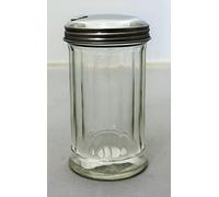 PADERNO Sucrier en verre, couvercle en acier inoxydable, contenu du packaging : 1 pièce