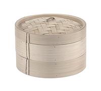 Paderno World Cuisine Set de Cuisson Vapeur Bambou, Bois de bambou, gris, 7 7/8in