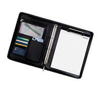 Padfolio pour hommes, en cuir Couverture en cuir PU | Reprendre l’entreprise Padfolio juridique Portable pour les réunions de bureau, les conférences d'affaires, les conférences