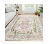 PADGCNOR Floral Moquette Motif Tapis Rose bohème pour Salon