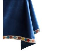 PADGCNOR Nappe de Noël Simple en Velours rectangulaire, décoration de la Maison, nappes de Table Basse(Blue,140X180cm)