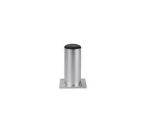 PADGCNOR Pieds de Soutien pour Cadre de lit 1 Pied d'armoire réglable en Hauteur de 6 à 30 cm, Alliage d'aluminium épais, Pieds Support Meubles, chaises Table, canapé lit(Silver 10cm)