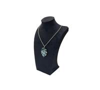 PADGCNOR Presentoir Collier Necklace Bust Stand for Selling, Black Velvet Display Holder, Jewelry Organizer Rack(Black 25cm)