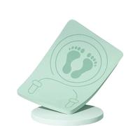 PADGCNOR Tapis de Corde à Sauter résistant aux Chocs, imperméable et insonorisant, 5 Couleurs, for Exercices à Domicile, antidérapant, en TPE, 60 x 45 cm, sans Fil(B-Green,3Pcs)
