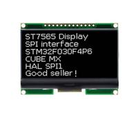 Padivine Interface SPI LCD LCD12864-06D 128 x 64 points COG ST7565 pilote avec inscription chinoise intégrée Noir