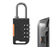 Padlock Combination - Zinc Alloy 2.7x7cm | 4 Digit Heavy Duty Security Combination Lock, Waterproof Anti Theft Padlock | Travel Luggage Suitcase Gym School Backpack Box Safety Lock
