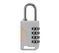 Padlock Combination - Zinc Alloy 2.7x7cm | 4 Digit Resettable Combination Padlock, Heavy Duty Waterproof Security Lock | Portable Anti Theft Lock For Travel Bags Luggage Gym Locker School Use