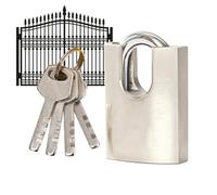 Padlocks for Outdoor Use - Heavy Duty Weather Proof Cut Resistant