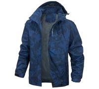 PADOLA Veste Homme mi Saison Veste de Pluie Homme Coupe Vent imperméable Blousons Printemps été Softshell Camouflage Legere Manteau Automne Hiver