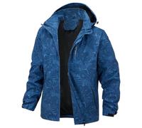 PADOLA Veste Homme mi Saison Veste de Pluie Homme Coupe Vent imperméable Blousons Printemps été Softshell Camouflage Legere Manteau Automne Hiver