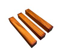 Padouk, Lot de 3 Carrelets, Dimensions 140x20x20mm, Bois Précieux Ideal Tournage Sur Bois De Stylos, Lutherie, Instruments De Musique, Coutellerie, Manches De Couteaux En Bois, Sculpture, Bijouterie.