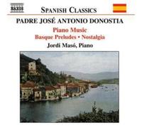 Padre Jose Antonio Donostia Piano Music (Maso) (CD) Album