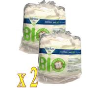 Pads - Hartmann - Stérilux - Bio - 180 Rectangles - 8 X 10 Cm - Lot De 2 Paquets