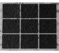 Pads Logis Grips 24mm x 24mm patins antidérapants auto-adhésifs - carrés, Pack = 9 pièces x10 morceau