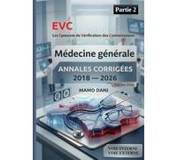 PAE 2018 - 2026 --- ANNALES CORRIGÉES: MÉDECINE GÉNÉRALE