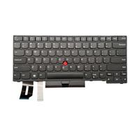 PAEBAI+ Clavier de rechange pour ordinateur portable Lenovo ThinkPad T14 Gen1 T14 Gen2 P14S Gen1 P14s Gen2 Compatible SN20V43688 5N20V43760 avec pointeur sans rétroéclairage disposition US