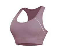 Paeceioni Soutien-gorge de sport pour femme - Soutien élevé - Soutien-gorge de sport confortable pour tous les jours - Soutien-gorge confortable pour femme, Pâte de haricots rouge, Taille S