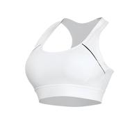 Paeceioni Soutiens-gorge de sport pour femmes, soutien élevé, soutiens-gorge de sport pour femmes, soutiens-gorge de nuit confortables, soutiens-gorge confortables pour femmes, blanc/jardin opulent, M