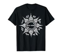 Paed Tidt Sak Yant Tatouage 8 Points Cardinaux Thaïlande BKK T-Shirt Graphique avec Valeur