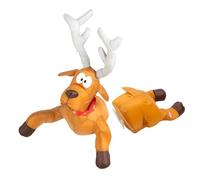 PAEFIU Crashing Santa Reindeer Christmas, Décoration de Noël Ornement Poupée avec Renne, Pere Noel Figure Exterieur avec Effet Verre Brisée, Déco de Fenêtre, Jardin, Maison, Affichage (Stil 2)