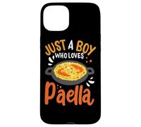 Paella Amour Just A Boy Who Loves Paella Cuisine Espagnole Coque pour iPhone 15 Plus
