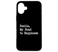 Paella My Road to Happiness Paella Minimaliste Coque pour iPhone 16 Plus